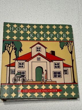Home Keeper The Ultimate Organizer - Green Red Cream Cover